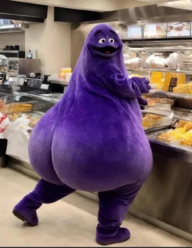 Thicc Grimace Meme